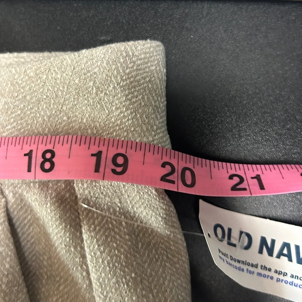 Old Navy Beige Herringbone Dress Pants – Women’s Size xl tall - Picture 6 of 7